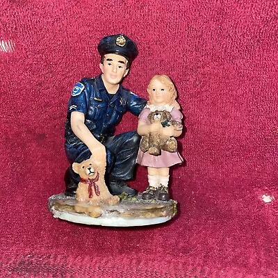 1999 Vanmark Blue Hats Of Bravery “Teddy’s Rescue”Figurine Policeman VBR6C • $9.88