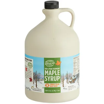 Butternut Mountain Farm 1 Gallon Amber Rich Pure Grade A Vermont Maple Syrup • $103.69