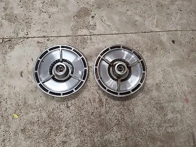 $100 • Buy Vintage 1964 Chevrolet Impala SS Original Stainless 14 Inch OEM 2 Wheel Covers
