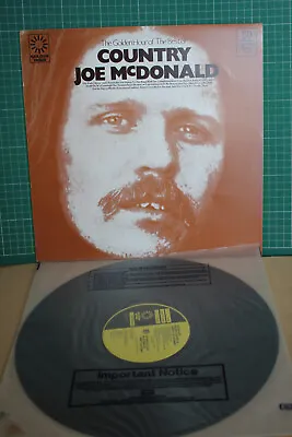 COUNTRY JOE McDONALD:  THE GOLDEN HOUR OF...  1975 UK PYE LP • £1.99