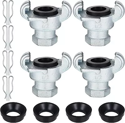 4 Sets NPT Iron Air Hose Fitting 2 Lug Universal Coupling Chicago Fitting For Fe • $30.98