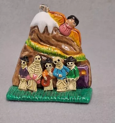 Day Of The Dead Christmas Tree Decoration Scene. • $8