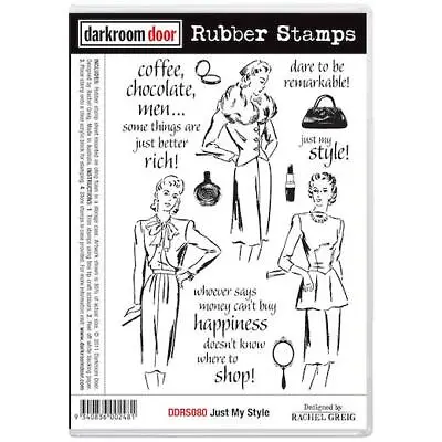Darkroom Door Cling Rubber Stamps Set - DDRS080 Just My Style • £20.99