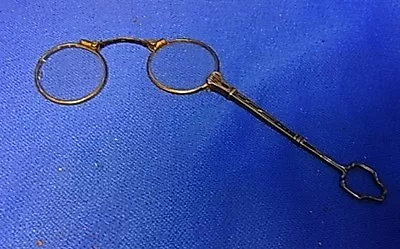 Antique German Eye Glasses 900 Silver Frame Mechanical Opener Lorgnon #S1 • $170.99