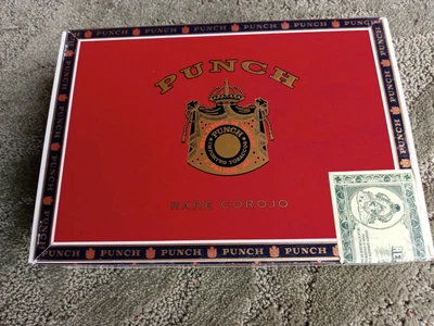 $4.99 • Buy Vintage Cigar Box , Punch, Corojo El Doble, Tax Stamp Intact, Flip Top