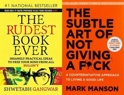 $36.89 • Buy Combo Set Of 2 Books(The Rudest Book Ever  +Subtle Art Of Not Giving A F*ck)