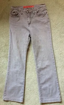 Per Una M&S Pale Grey Roma Fit Natural Waist Washed Cotton Stretch Jeans 8 / 27  • £5.99