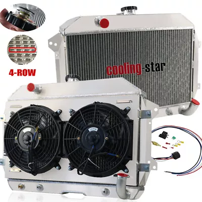 4-Row Radiator+Shroud Fan Fit 1970-1975 Nissan Datsun 240Z/ 74-75 Datsun 260Z L6 • $309