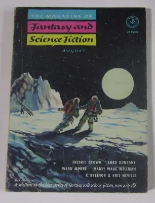 FANTASY SCIENCE FICTION August 1953 - One Other By Manly Wade Wellman • $12.19