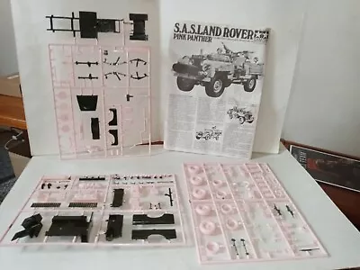 Vintage Tamiya 1:35 Scale WW II S.A.S. Land Rover  Pink Panther  KitNo Box! • £0.99