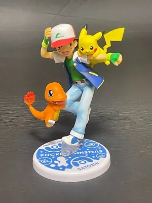 Pokemon G.E.M Figure Satoshi & Pikachu & Charmander Japan Anime Mega • $37.99