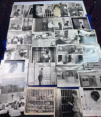 1960s Miami Dade County Jail 35 Press Photo Lot Prison Riot • $59