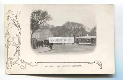 £1.99 • Buy Brighton - Electric Tram Station - 1906 Used Postcard