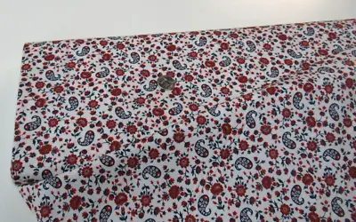 Michael Miller Quilt-craft Fabric CALICO PAISLEY Crm 2 Yds (cx-11510)HappyTrails • $10.77