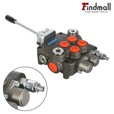 21GPM 2 Spool Hydraulic Directional Control Valve For Tractor Loader W/Joystick • $95.50