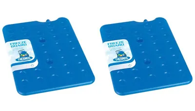 2 X Thermos Freeze Board Ice Pack Block 800g For Cool Bag Chill Box Cooler • £13.49