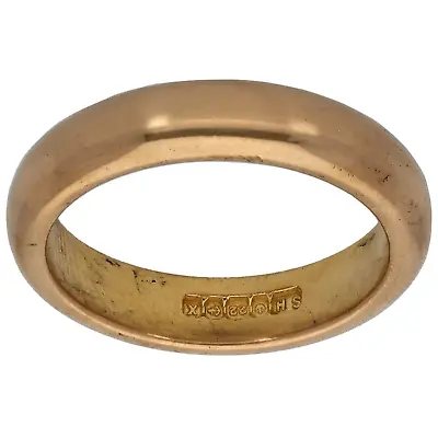 22ct Gold Ring 8.05g Wedding Plain Size L 1/2 - Fully Hallmarked • £470