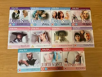 Daily Mail Promo DVD's Romance Collection X 11 Danielle Steel Barbara Cartland • £5