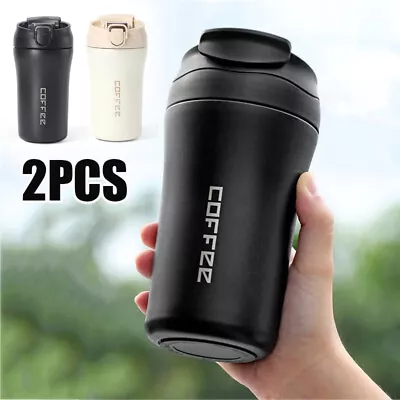 Stainless Steel Travel Coffee Mug Vacuum Insulated Tumbler Thermos Cup With Lid • $27.89