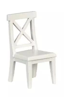 Miniature Dollhouse 1:12 Scale White Cross Buck Chair - Cl10010 • $8.99