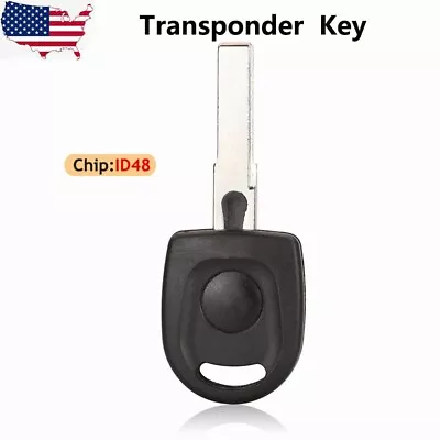 $9.99 • Buy Replacement Transponder Key Blank For Volkswagen CC Eos GLI GTI Jetta Tiguan