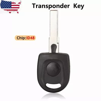 Replacement Transponder Key Blank For Volkswagen CC Eos GLI GTI Jetta Tiguan • $11.99