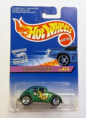 $4.99 • Buy Hot Wheels Biff! Bam! Boom! Volkswagen VW Bug On International Card #543