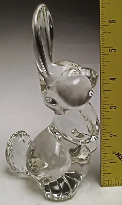 Vintage Viking Glass Company Crystal Epic 6808 Thumper Rabbit Figurine 6 ½” Tall • $69.99