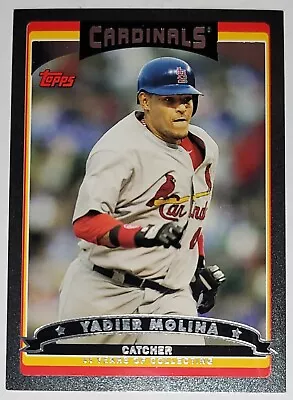 2006 Topps BLACK Yadier Yadi Molina SSP /55 #339 Puerto Rico Future MLB HOFer • $400