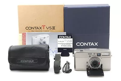 [N MINT Box] Contax TVS III Point & Shoot 35mm Film Camera Case Strap From JAPAN • $1078.21