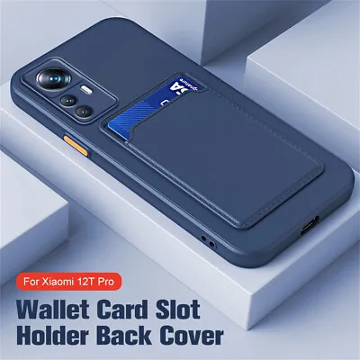Card Wallet Soft Case For Xiaomi Redmi Note 11 10 Pro Mi 11 Lite 11T 12T Cover • $7.69