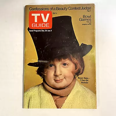 1973 TV GUIDE Mason Reese Bowl Games NY Metro Edition • $7.95