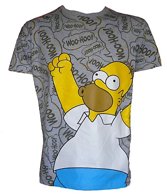 Mens T Shirt Homer The Simpsons Tee Bart Deal Summer Christmas Woohoo D'oh!  • £6.99