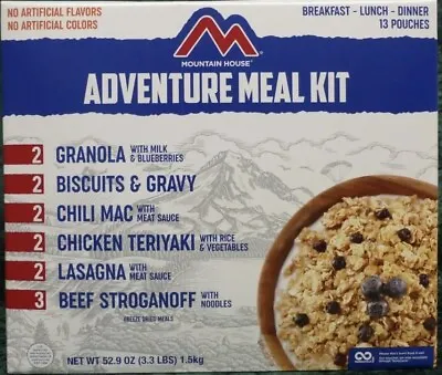 Mountain House Freeze Dried Emergency Meals Adventure Box Survival Food MREs • $80