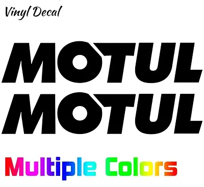 MOTUL Sticker Decal Lubricants Oil 2x Pair Many Options Car Truck Vinyl Decal • $2.18