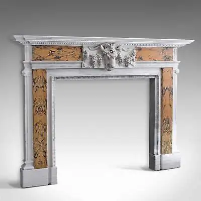 Georgian Revival Marble Fireplace English Fire Surround Dominic Hurley • $49734