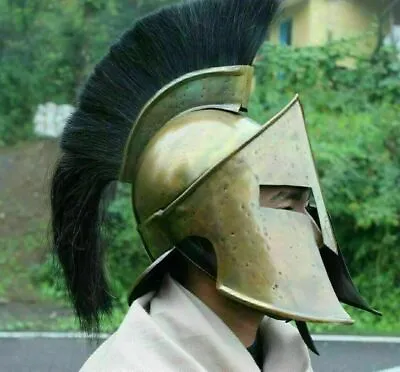 300 King Leonidas Spartan Helmet Warrior Costume Medieval Helmet • $112.88