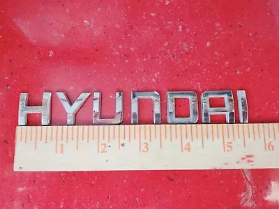 2001 2006 Hyundai Santa Fe Rear Chrome Emblem Letters Nameplate OEM Factory  • $12