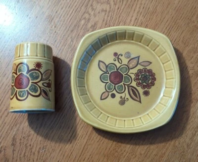 £4.99 • Buy Pre Owned ROYAL WORCESTER PALISSY  SIERRA  1x Side Plate 1x Salt Dispenser