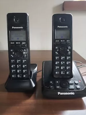 Panasonic KX-TG5523EB  2 X Digital Cordless Land Line Phone Set • £5