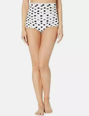 Unique Vintage Women's Polka Dots  High-Waist Bikini Bottoms Swimwear M  5954 • £38.18