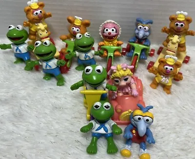 Vintage 1986 Muppet Babies Toy Lot Of 20 Figures Miss Piggy Gonzo Kermit Fozzie • $20