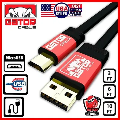 Micro USB Charger Cable Data Sync Powered For Samsung Android HTC LG Motorola • $6.99