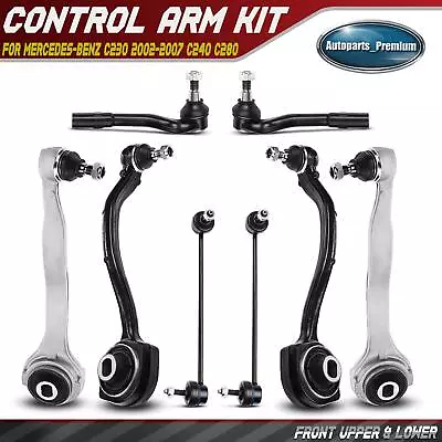 8x Front Control Arm Sway Bar Outer Tie Rod End For Mercedes-Benz W203 C230 C240 • $100.99