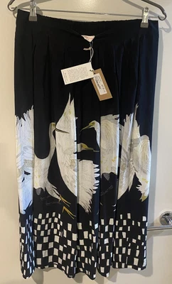 $100 • Buy Gorman Dancing Egrets Skirt Size 16 NWT 