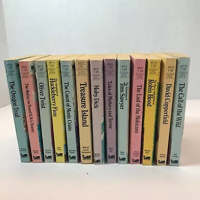 Lot Of 13 Moby Books Illustrated Classic Editions Vintage Mini Paperback Books • $31.97