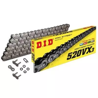 DID HD X-Ring Motorcycle Chain 520VX2 112 Fits Kawasaki Z750 S 05-06 • £88.05