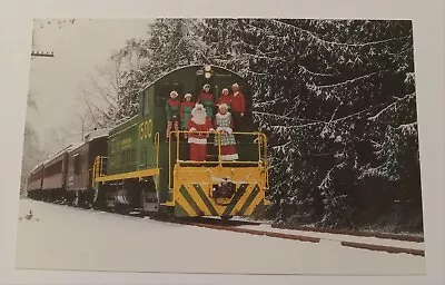 West Shore Railroad Postcard #1500 Lewisburg Pennsylvania PA PRR Christmas Santa • $18