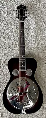 Recording King RR-36-VS Maxwell Series Round Neck Resonator Guitar -Vtg Sunburst • $379