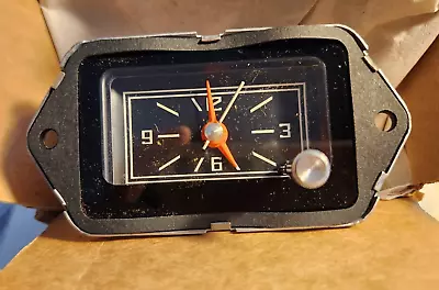 Vintage Car G.M.  Dashboard Clock Analog Rectangular • $100